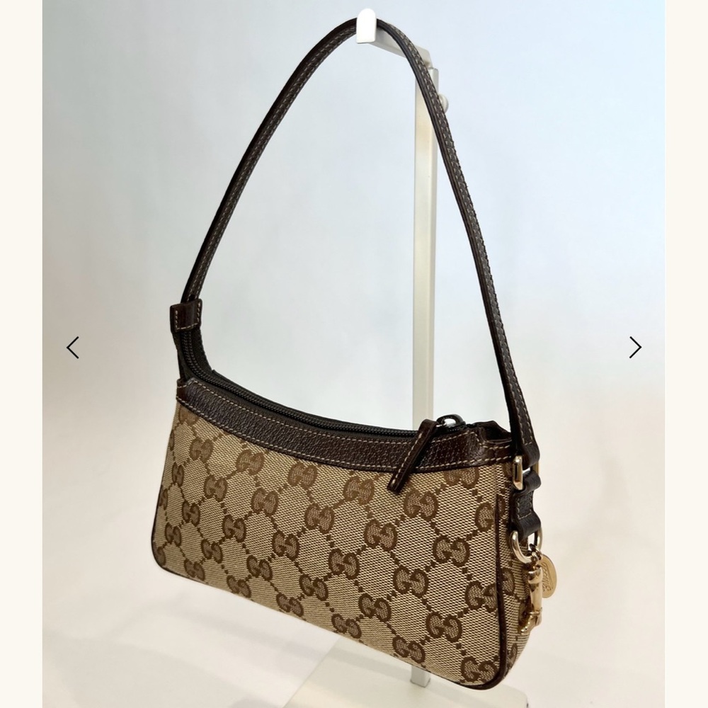 Gucci Brown Monogram Shoulder Bag